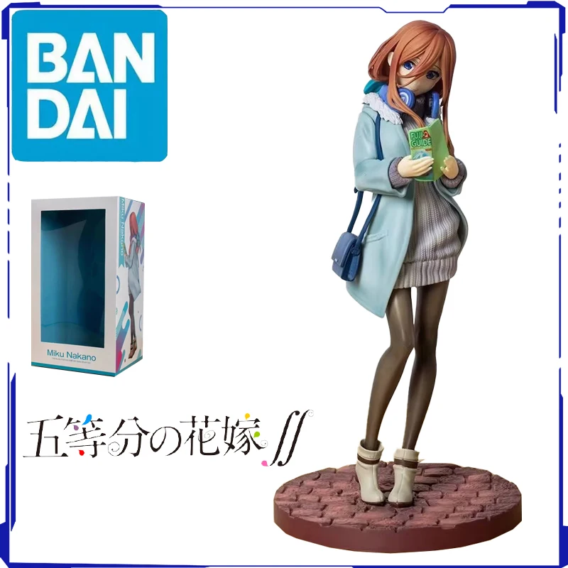 25 cm KVIDESICENTY QUINTUPLETS NAKANO MIKUA Anime Original figur Action Model dekorácie dekorácie Cartoon Hračky darčeky prítomné