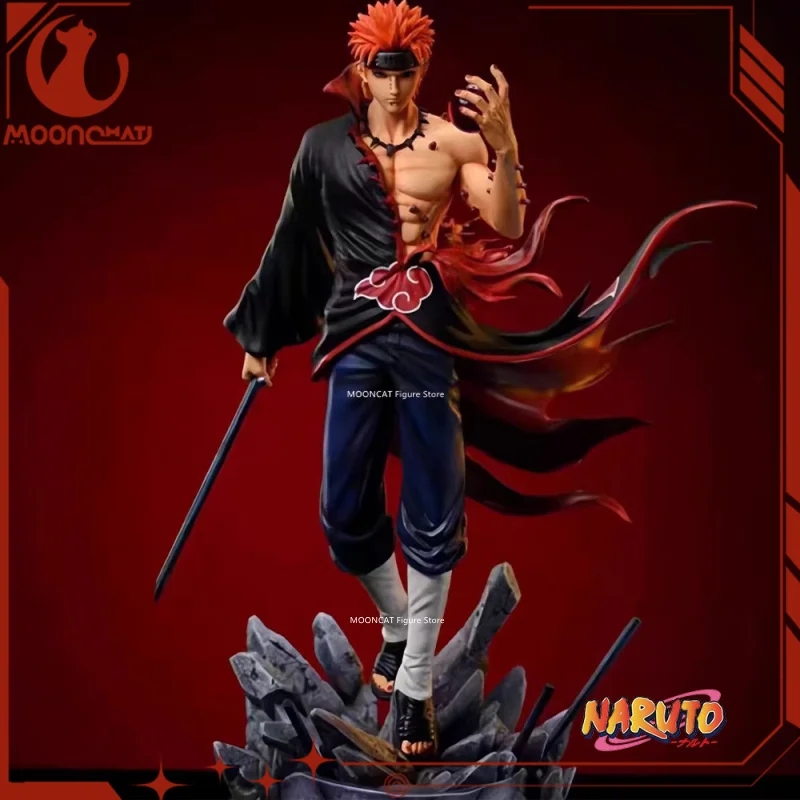 25 cm Naruto Pain Anime Obrázok Akatsuki Pain Action Figurine PVC Socha Payne Model Model Doll Collection Desk Desto Diče Kid Darčeky