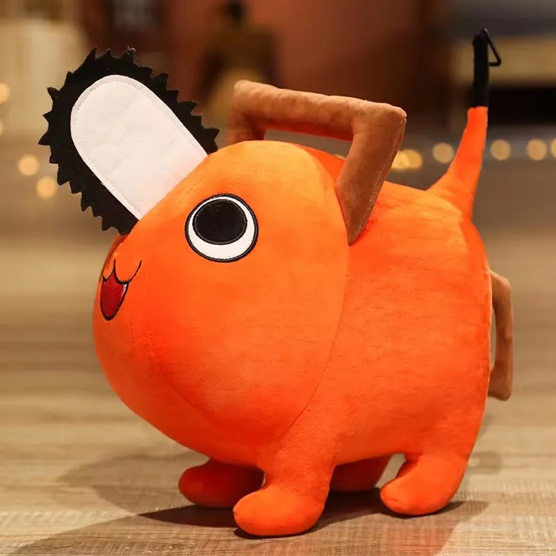 25 cm Pochita plyšový reťazový reťazec píla plush Plush Doll Cytle Cartoon Anime Soft Hračky vankúš pre deti vianočné darčeky