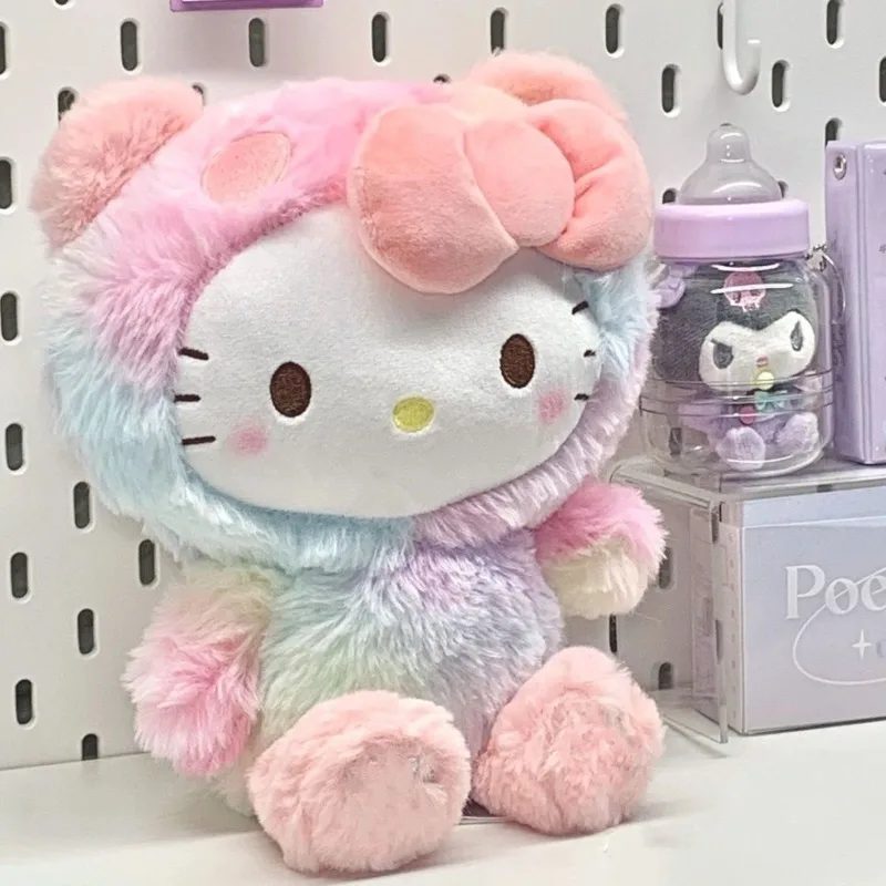 25 cm Sanrio Hellokitty kravata Dyeing Kuromi Doll Hračky Melody melody cinnamoroll anime bábiky Dajte priateľke narodeniny darček k narodeninám