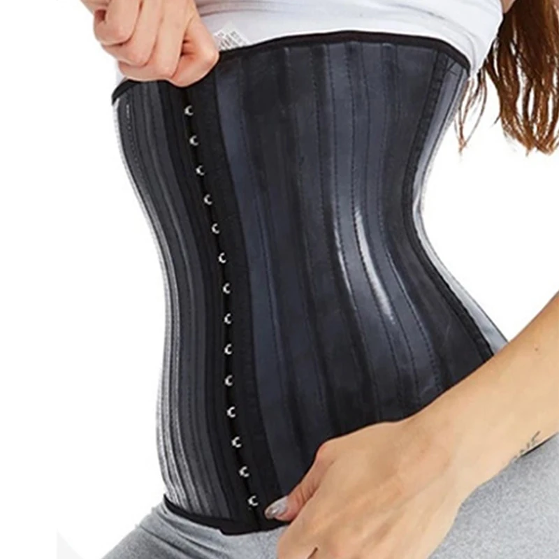 25 kostí pása Tréner korzet latex tela Shapewear Ženy bruško shaper brušný plášť Sllimming Belt Modelovanie remienka Strata hmotnosti