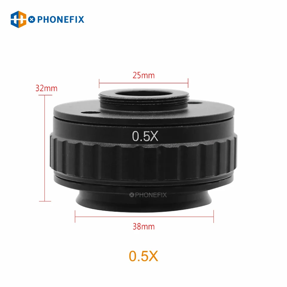 25 mm až 38 mm CTV 1x 0,35x 0,5x Mikroskopu Focus Nastaviteľná inštalácia fotoaparátu C Montáž adaptér pre trinokulárny mikroskop