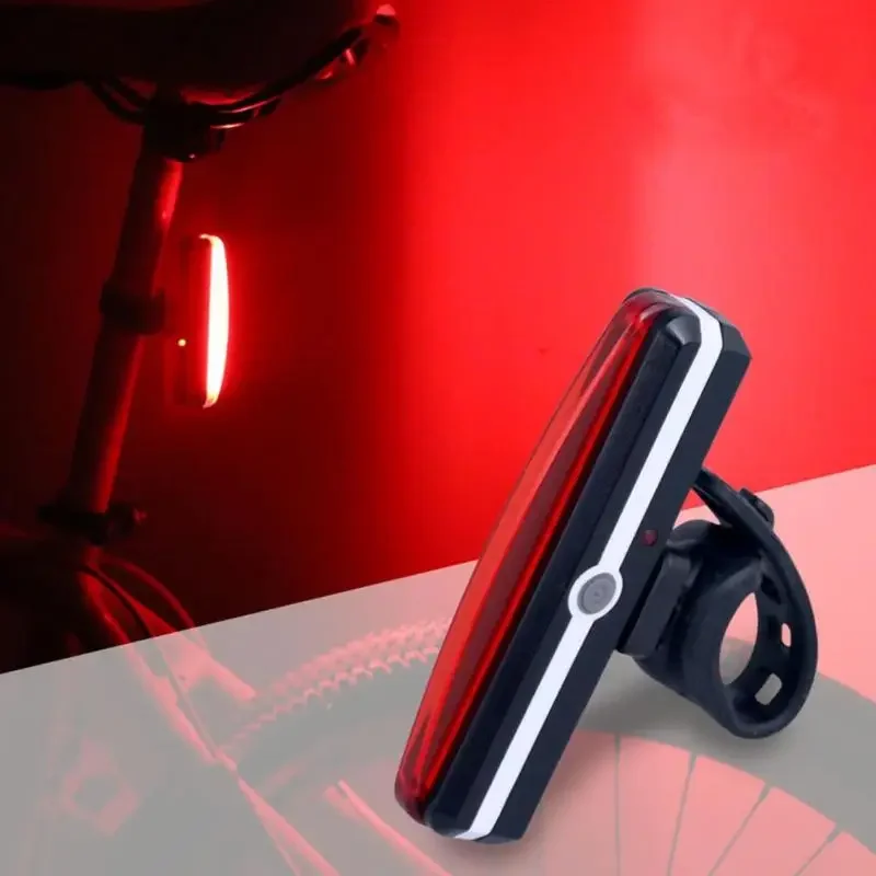 250 mAh bicykel zadné zadné svetlo 150 Vodotesný USB bicykel USB Zadné svetlo režimy nočného cyklistického cyklistického výstražného ľahkého bicykla Príslušenstvo