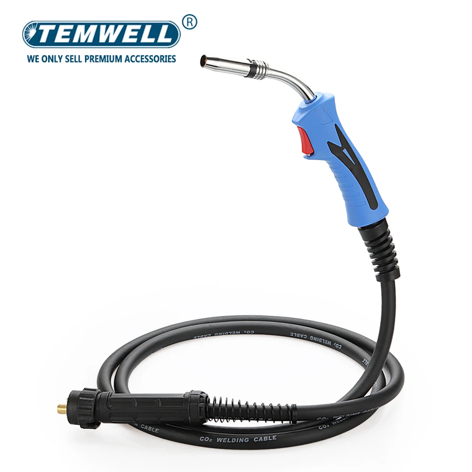 250a 24 kd mig zváracia pištoľ 4m káblová vzduchová chránitá EÚ konektor pre MIG Welding Machin