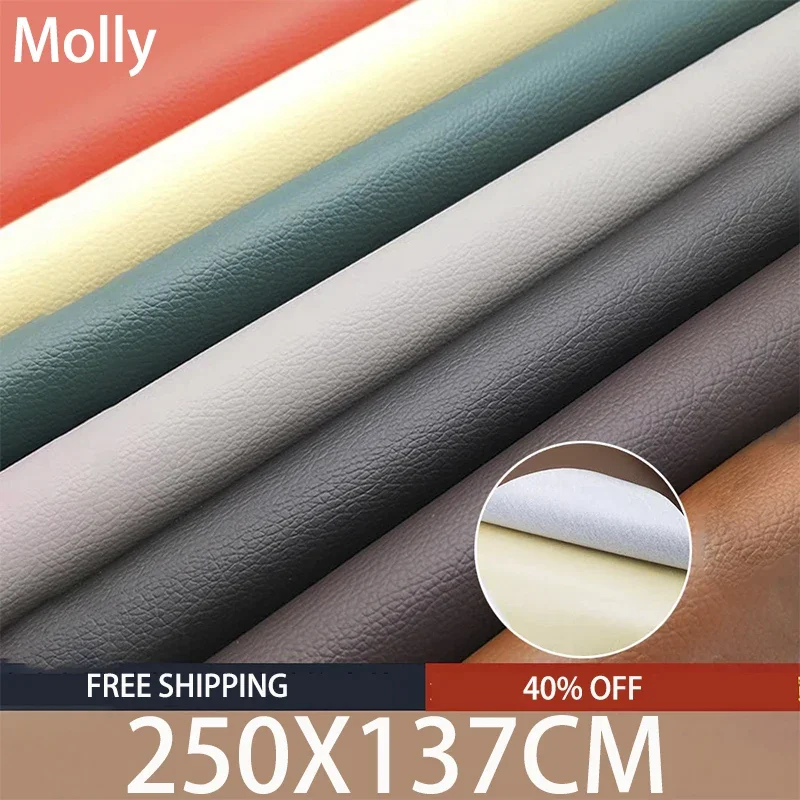 250x137cm Self Adhesive Desive Sofa Pu Kožené textílie Nálepky na nálepku kožené opravy pre automobilový interiér