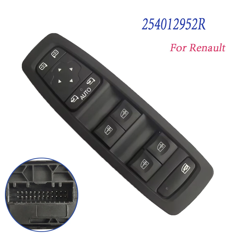 254012952R 25401-2952R Ovládací spínač Spínač skla Regulátor skla pre tlačidlo Renault Kadjar Megane