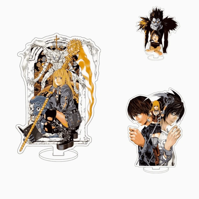 25ks Japonsko Anime Death Note Note Acryl Stojan Model Cosplay postavy ozdoby doplnky tovaru zber darčekov