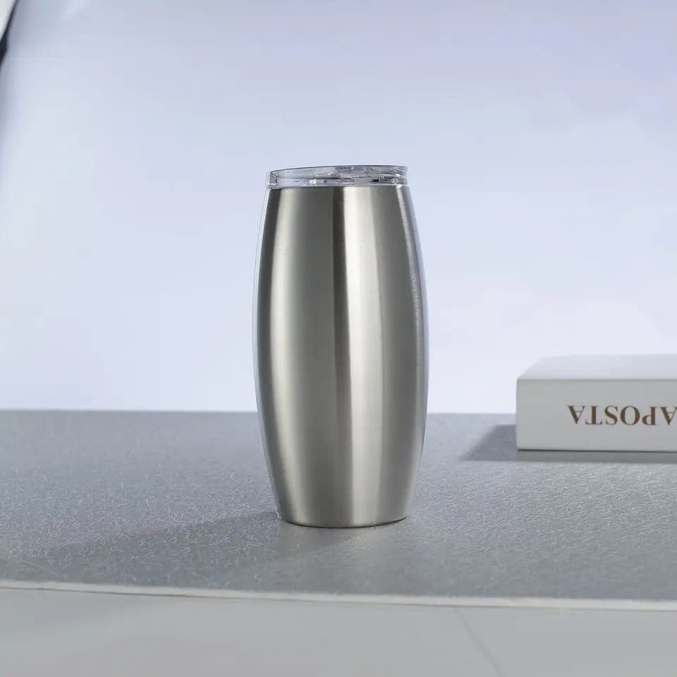 25OZ Valcová dvojlôžková stena 304 Nerezová oceľ s veľkou kapacitou Thermal Vajcia prenosný veľký hrnček na vysoké veko