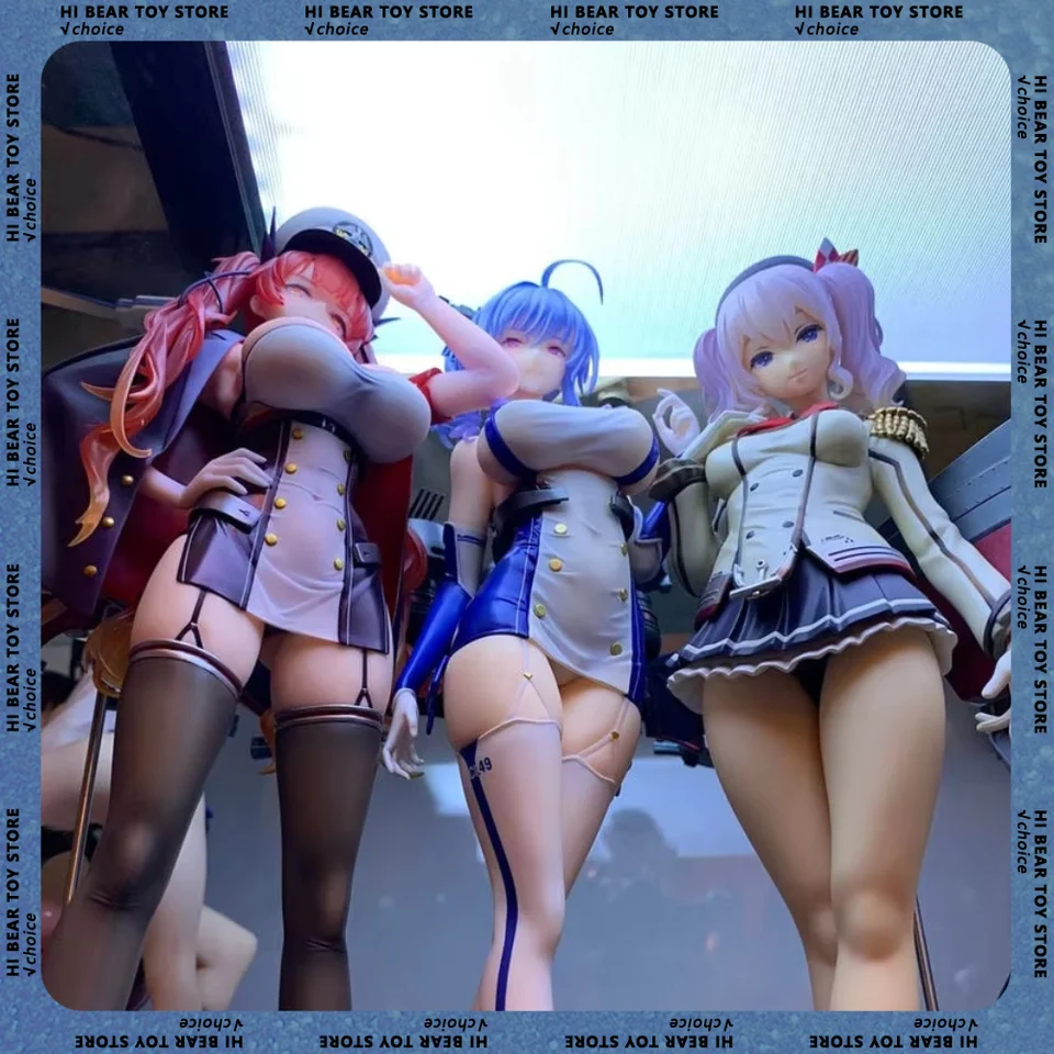 26 cm Azur Lane Anime postava Kan Colle Kashima Hibiki Azur Lane Girl PVC Akčné figúrky hračky hračky Zbierka hračiek