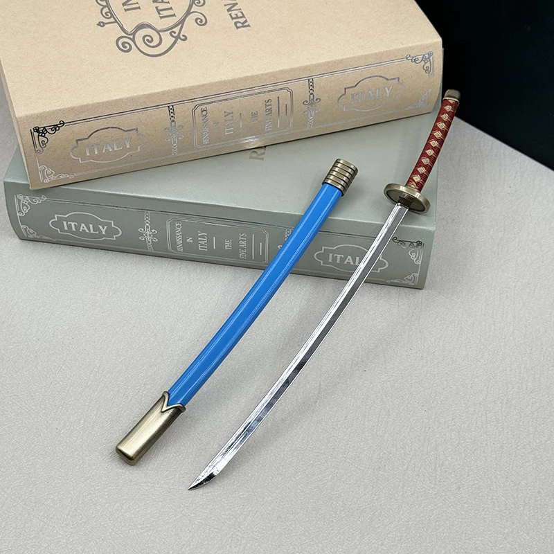26 cm Minazuki Katana retsu Unohana Bleach Japonsko Anime Periféry kovové zbrane Model Domáce ozdobné vybavenie Hračky