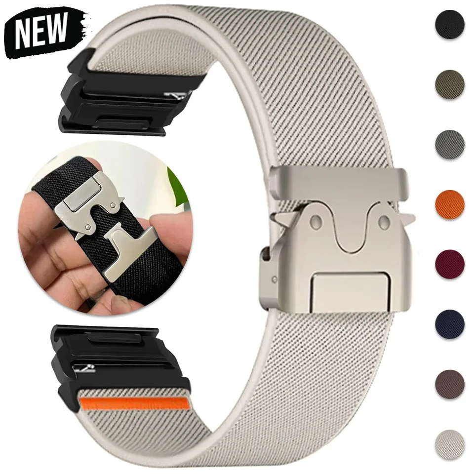26 mm 22 mm nylonový remienok pre garmin fenix 8 E 7 7x 6 6x 5x Plus/Epix Pro Gen 2 47mm QuickFit Sports Forerunner 965/Enduro Loop Band Band