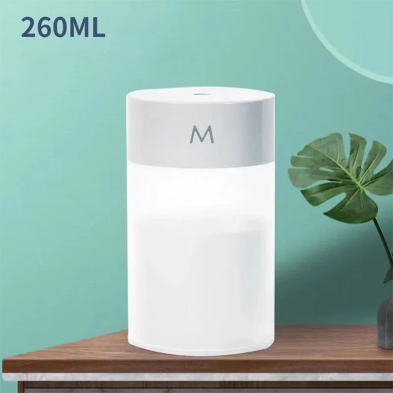 260 ml arómy difúzora USB Smart Ultrazvuk Air Houdifier Desktop Mute Difuser Atomizer s LED žiarovkou pre domáce auto