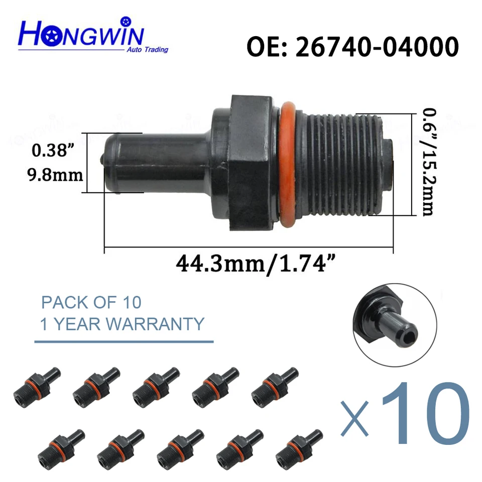 26740-04000 ventilačný ventilačný ventil PCV pre Európu KIA PICANTO 11-20 HYUNDAI I10 2010 2011-2013 1.0 G3LA 1.1 G4HG 1,2 G4LA