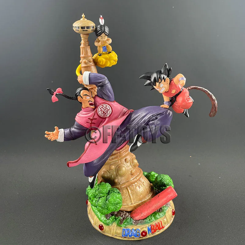 27.5 cm Dragon Ball Z Tao Pai Pai Figuretao Pai Pai vs Son Goku Socha PVC Akčná figúrka Model pre deti darčeky