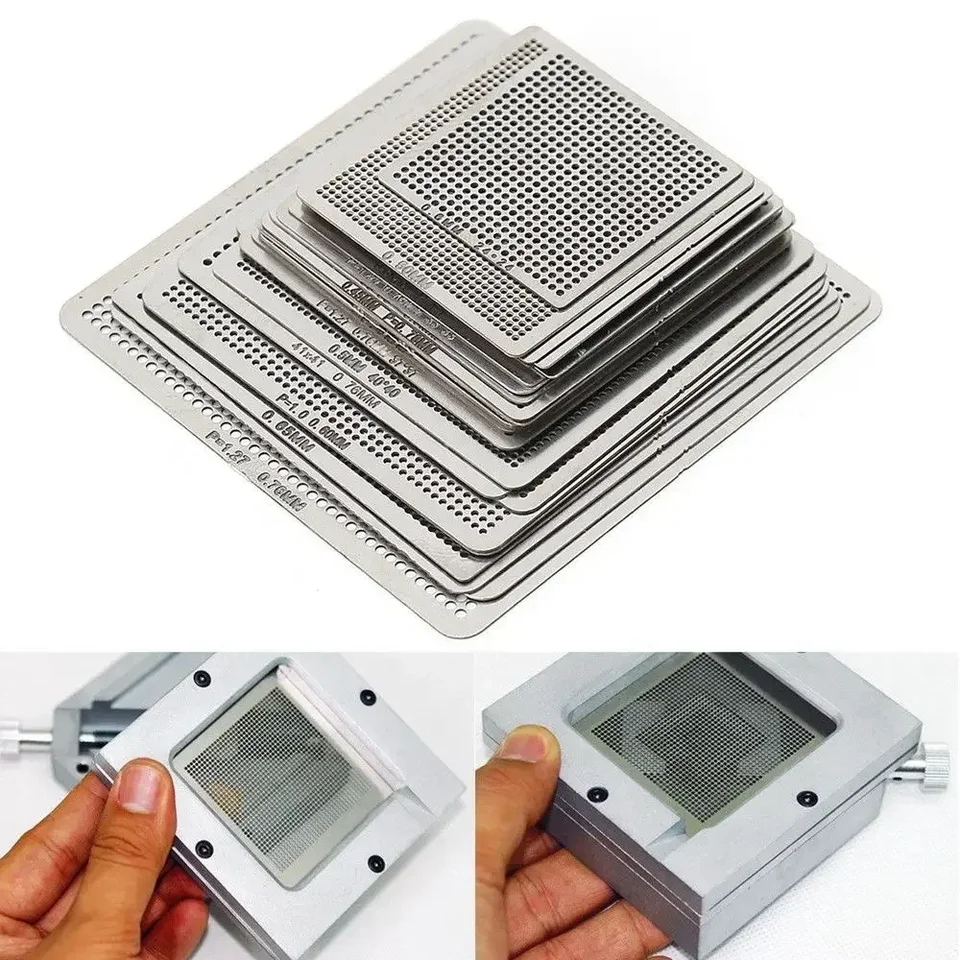 27 ks Universal Reball Reballing Rework Net Stop