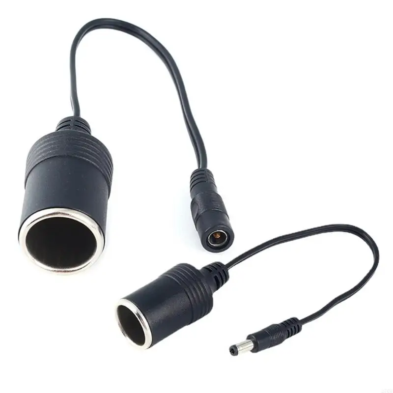 270E 1-balená cigareta automobilu Muž/ženská zásuvka do 5,5 mm x 2,1 mm plug adaptér