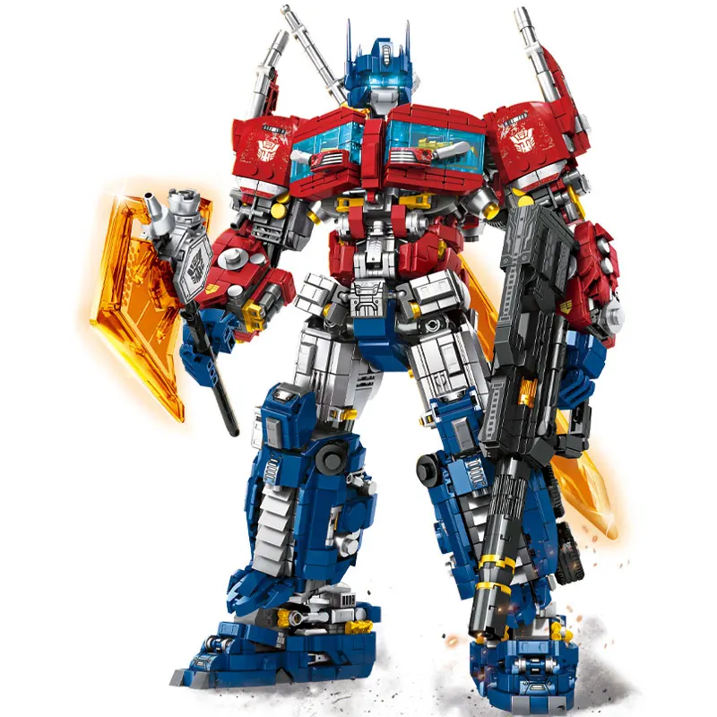 2783ks High Technical MOC Bricks Set Movie Transfer War Mecha Robot Model Hračky Hračky Building Blocks Darčeky narodeniny Deti deti
