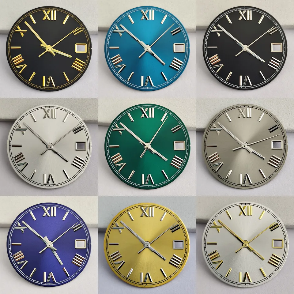 28,5 mm NH35 hodinky Roman index NH35 Dial NH35 Pointer Dial DIAL VLASTNÉ PRE NH35 HOUTH NH35 CASE CASE ADPISORY