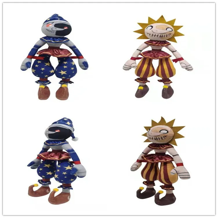 28 cm Nový FNAF Sundrop Sundrop Plush Hračky Porušenie Sunrise Sunrise Moondrop Boss koza plyšový hračkár