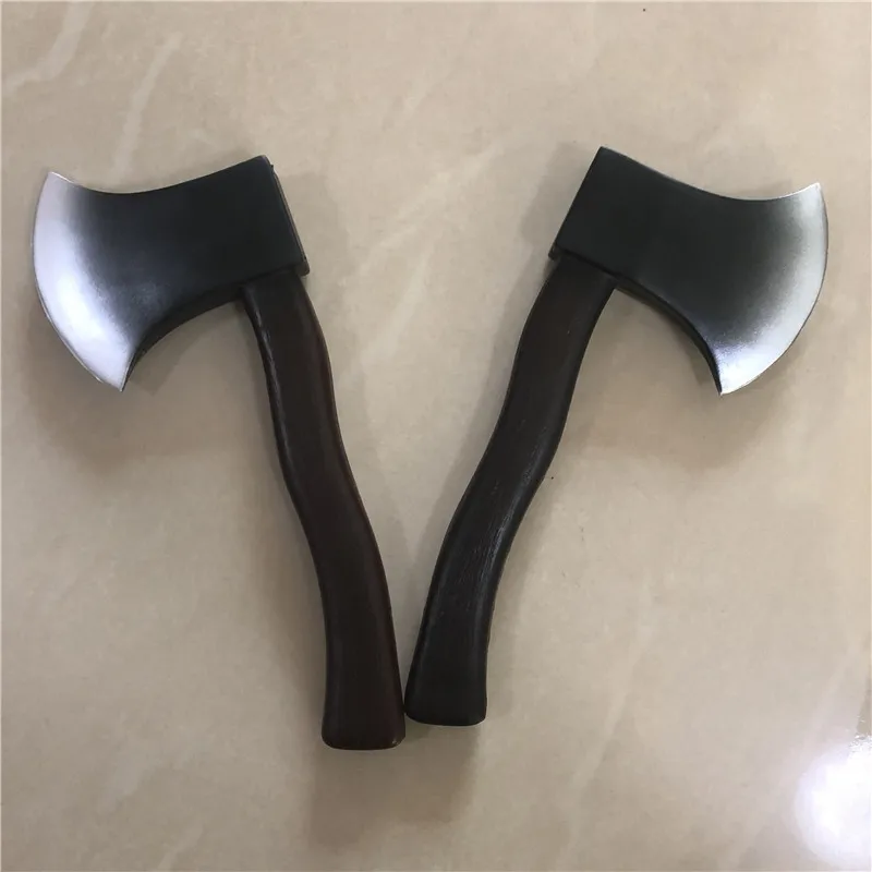 28 cm vonkajšie poľovné kempingy prežitie hry Fire Ax Cosplay detské hračky Pu pena taktická sekera Tomahawk Ax