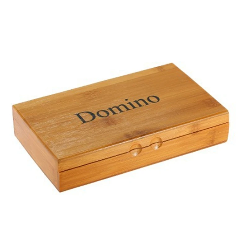 28 ks Dominoes Set Travel Game Block s drevenými boxami deti vzdelávacie hračky Mini stolové hry pre chlapcov a dievčatá