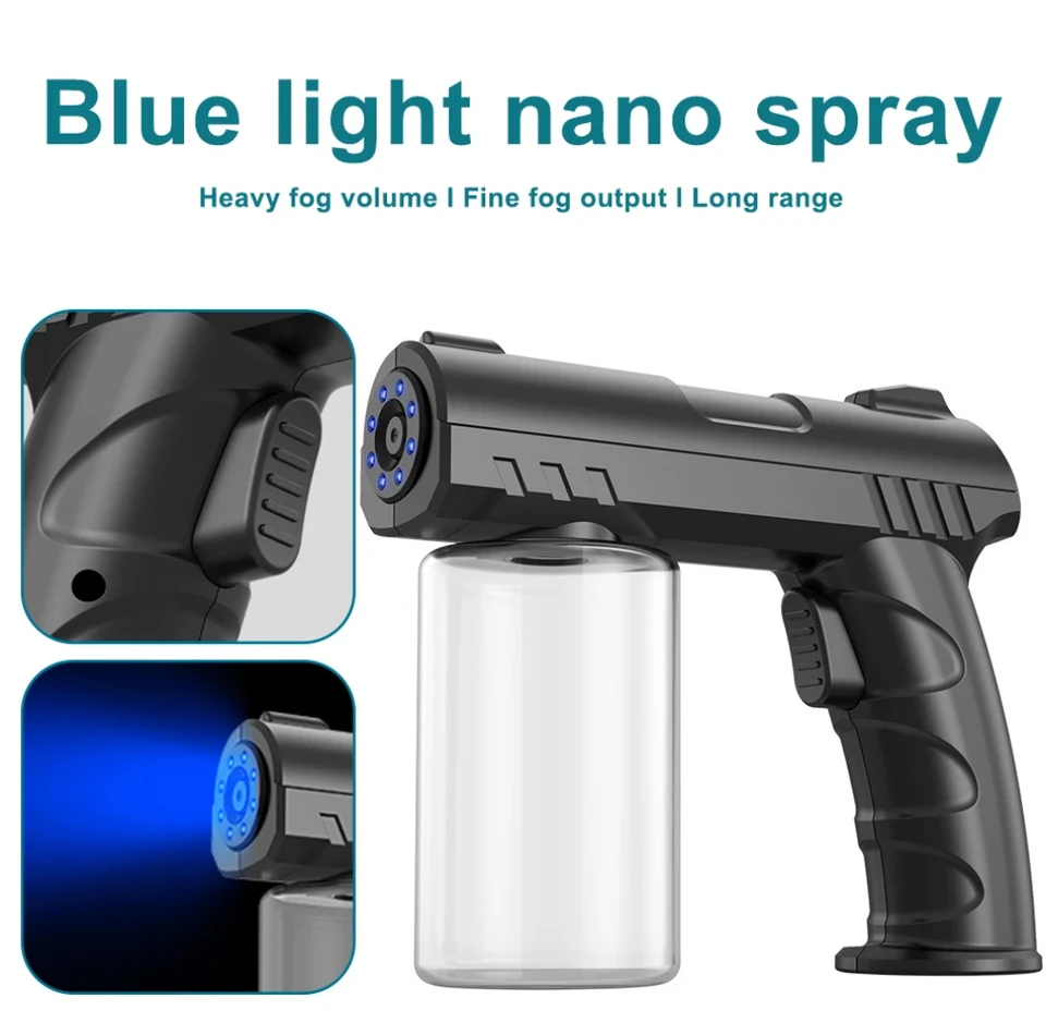 280 ml Nano Blue Light Sprayer Barber Wireless After Have Have Have Electric Disinfekcia dezinfekcie pre náradie pre záhradné atomarátor