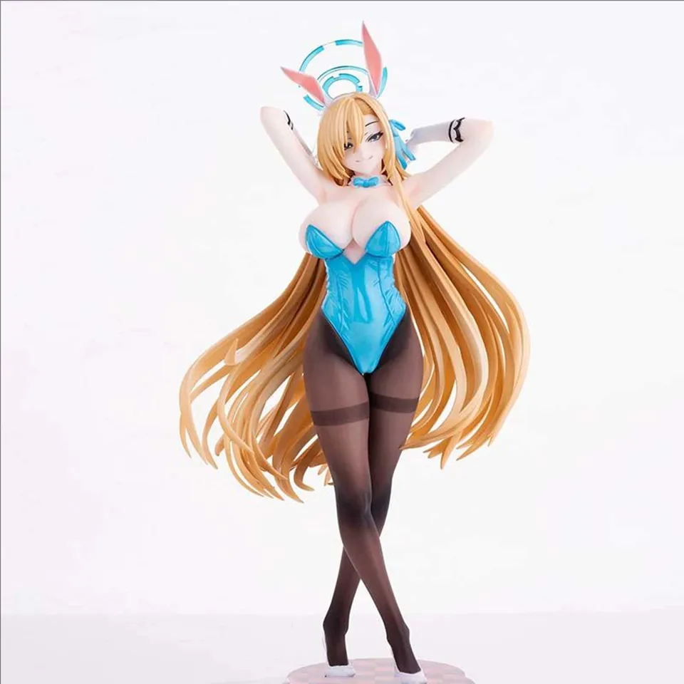 29 cm Anime Max Factory Blue Archive Ichinose asuna 1/7 Bunny Girl Sexy Girl PVC Akčné figúrky hentai zbierka Model hračky darček