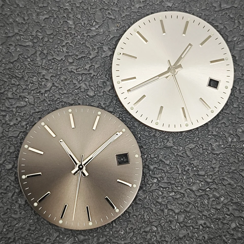 29 mm hodinky a ruky zelené žiarivé stĺpcové gombíky hodinové tváre pre 8215/8200/2813