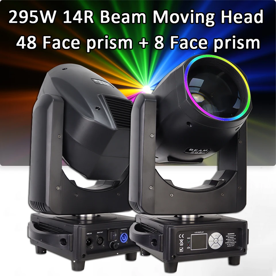 295W Spotlight LED 14R Moving Head Beam Light DMX512 DJ Disco Bar Party Club Vianočný koncert svadobného scény Efekt osvetlenie