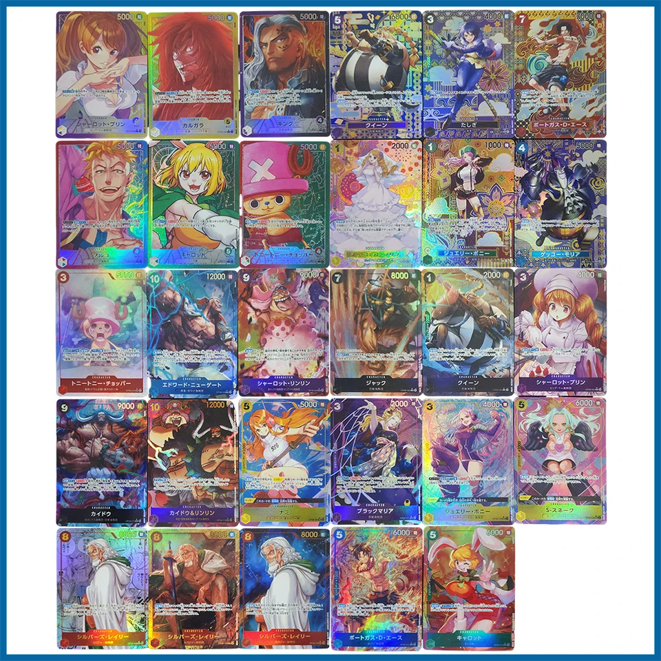 29pc/set anime One Piece DIY ACG Vivi Uta Silvers Rayleigh Tony Tony Chopper Boy Games Collective Card Vianočné narodeniny darčeky