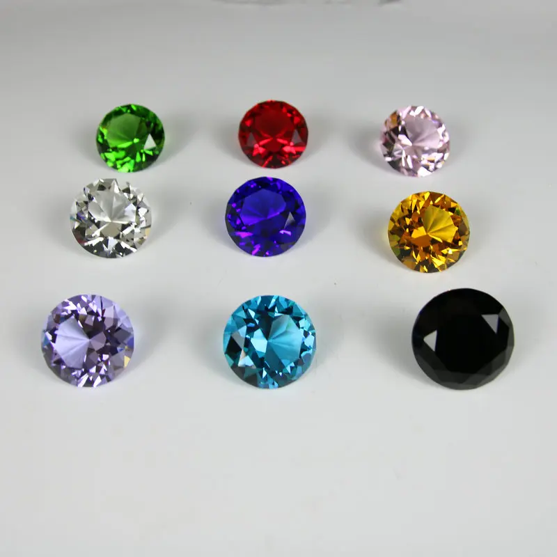 2cm Krásny propagačný krištáľový diamant sklenený klenot svadobné dieťa darček pre domácnosť