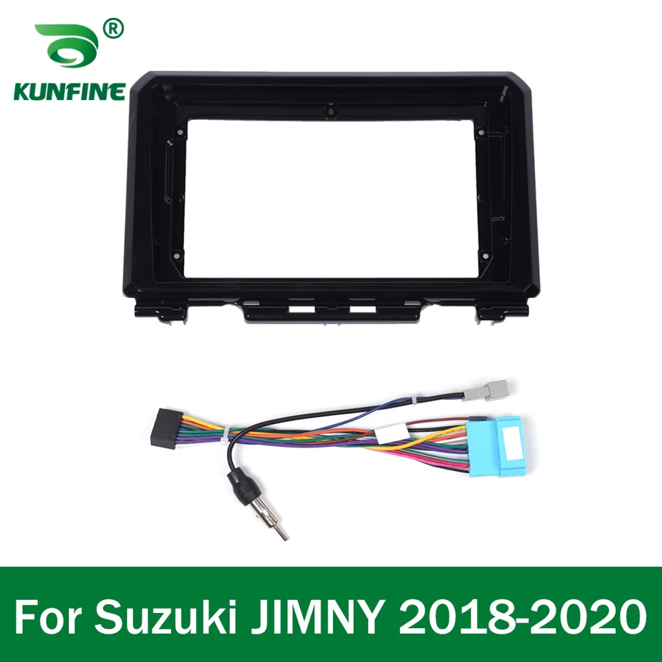 2DIN 9 -palcový Android Radio Fascia Frame Adapter pre Suzuki Jimny 2018 2019 2020 Audio Stereo Dash Fitting Rám