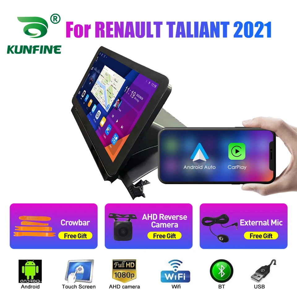 2Din Android Car Radio pre Renault Taliant 2021 Multimedia Video Player GPS Navigation Stereo Audio Head Unit CarPlay 4G WiFi BT