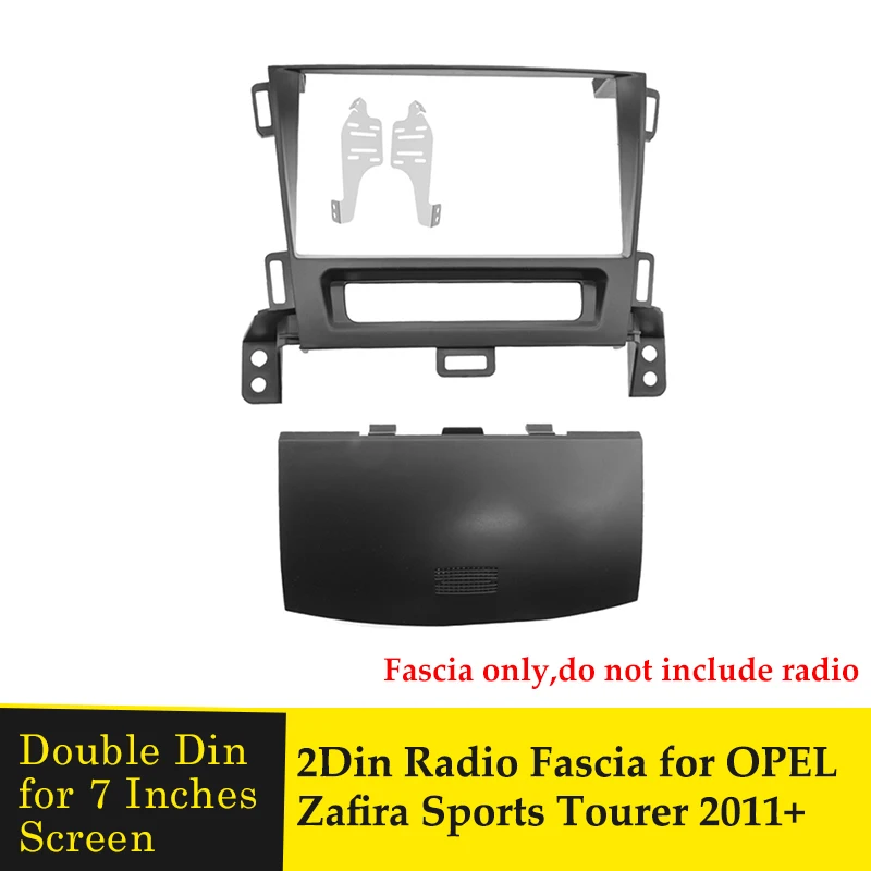 2Din Car Radio Fasciaframe pre Opel Zafira Sports Tourer 2011+Dash CD Inštalácia súprava Stereo rámový panel GPS DVD Player Branch