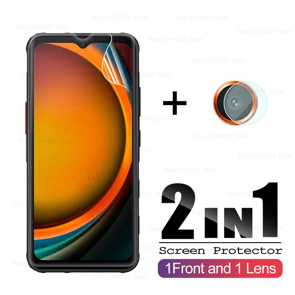 2in1 Chránič obrazovky s obrazovkou fotoaparátu pre Samsung Galaxy Xcover7 5G Samsung Xcover 7 x kryt 7 5G Soft Hydrogel Film Clear Not Glass