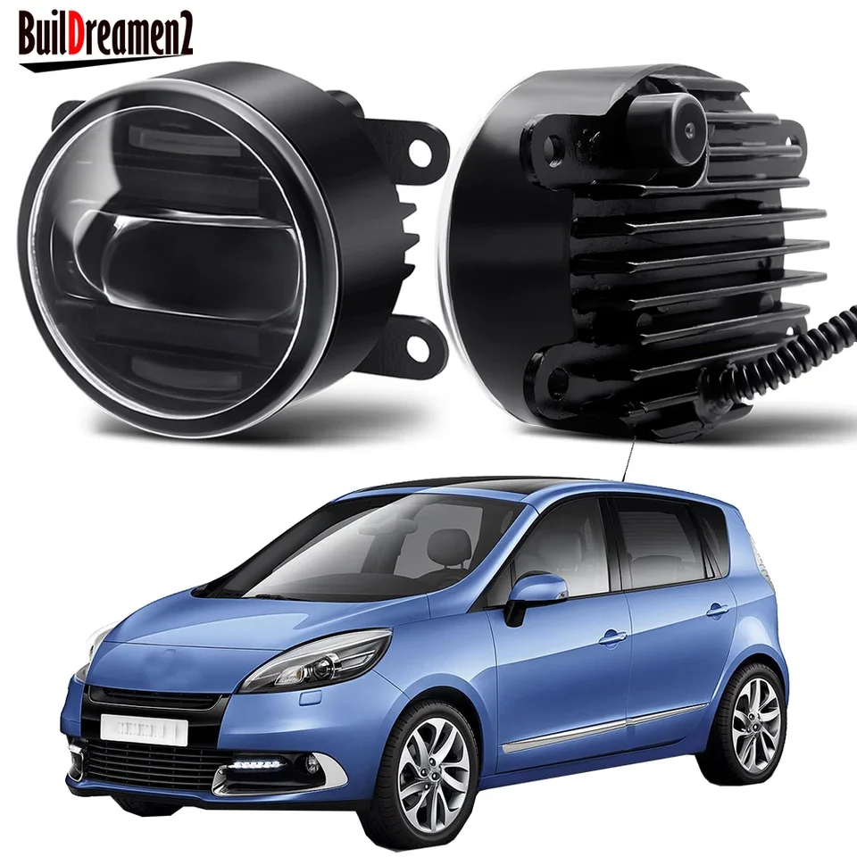 2in1 Dizajn LED hmlové svetlo zostava s DRL pre Renault Grand Scenic 2004-2015 30W H11