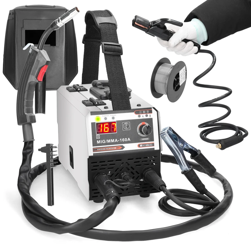 2in1 MIG MMA Zváracia stroja oxidu uhličitého a manuálne zváranie viacúčelové Zvárače IGBT Direction Inverter Zváračky