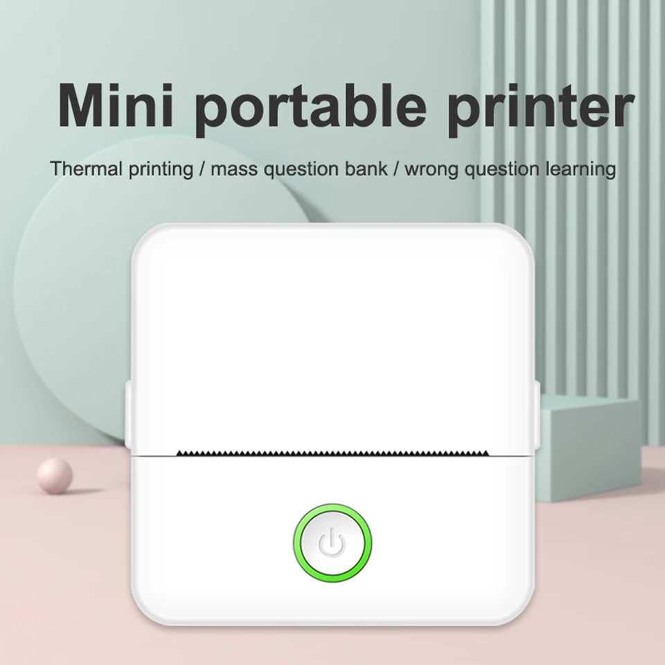 2inches mini vrecká tlačiarne Prenosná tepelná tlačiareň bezdrôtové pripojenie BT pre obrázkový štítok DIY Handcraft Zoznam Meno