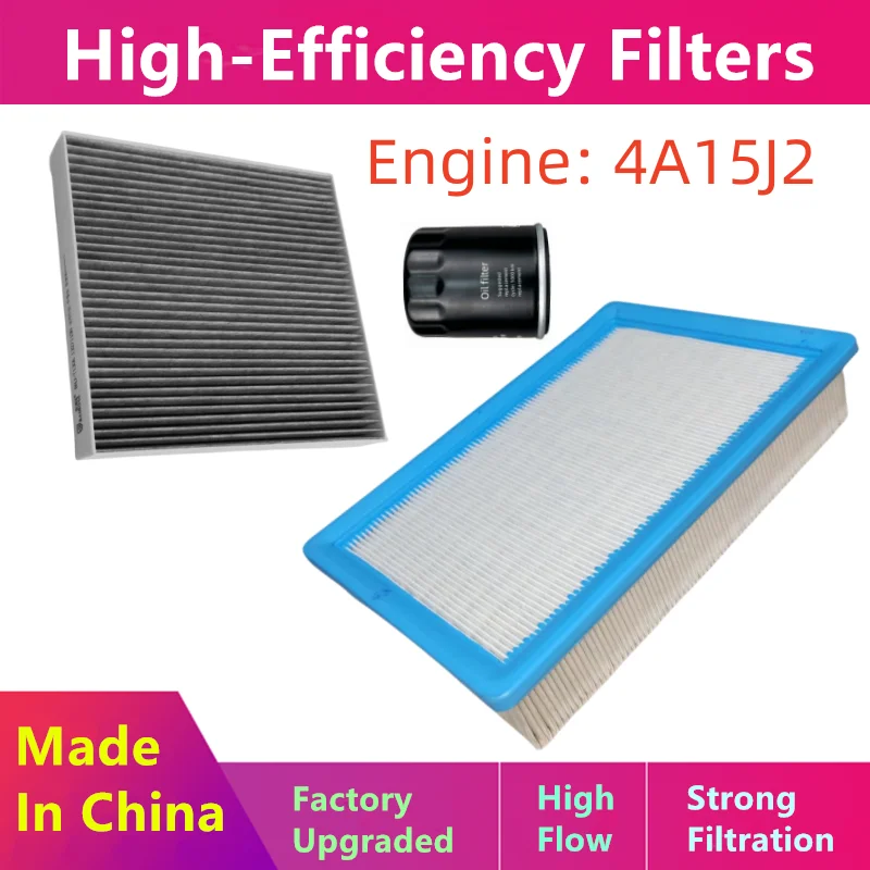 2ks/3ks/pre GAC Trumpchi M6 Max 1,5T/MOTOR: 4A15J2 Olejový filter, vzduchový filter a kabína vzduchový filter/2023 2024/automatické diely