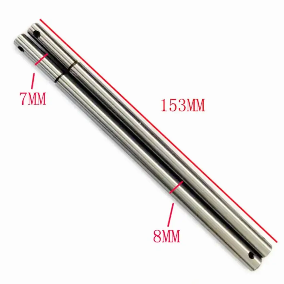2ks 8*153 mm Trex 500 ESP RC Helikoptéra Časť kovový rotorový hriadeľ hlavy