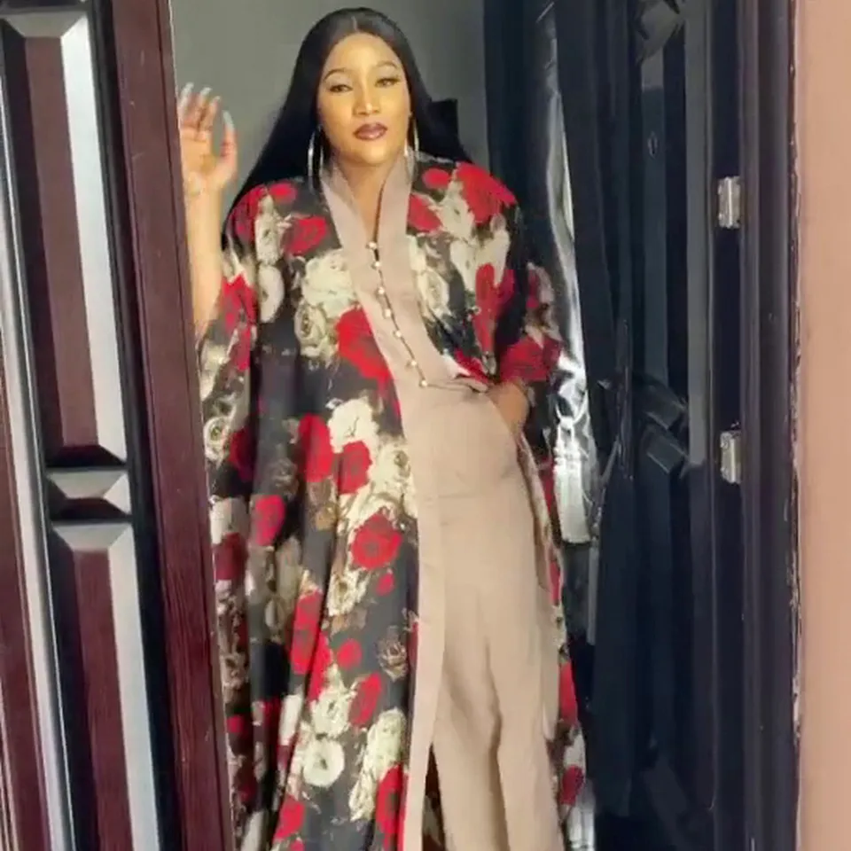 2ks africké ženy tlač kimono kardigan dlhé nohavice set dashiki Ankara Africa oblečenie Dubai Abaya Kaftan oblečenie