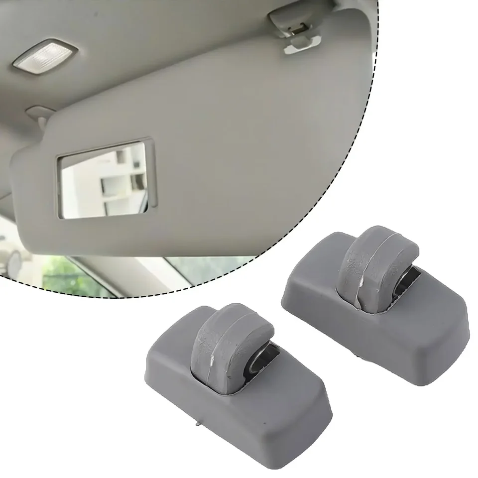2ks auta predné slnečné slnečné varenie Sunvisor Hook Clips pre držiak pre SkoDa pre Fabia 00-08 pre Škoda pre Octavia 97-11 pre Škoda pre vynikajúci