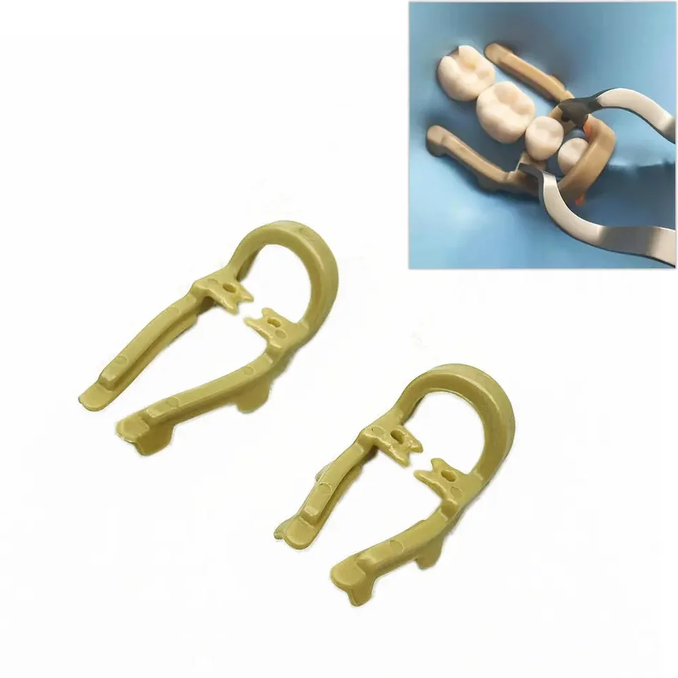 2ks/balenie distálne predĺženie premolárne gumová priehrada CLAMP CLAMP BARRIER KLIPOVÁ KOPNÁVOSŤ Zubár