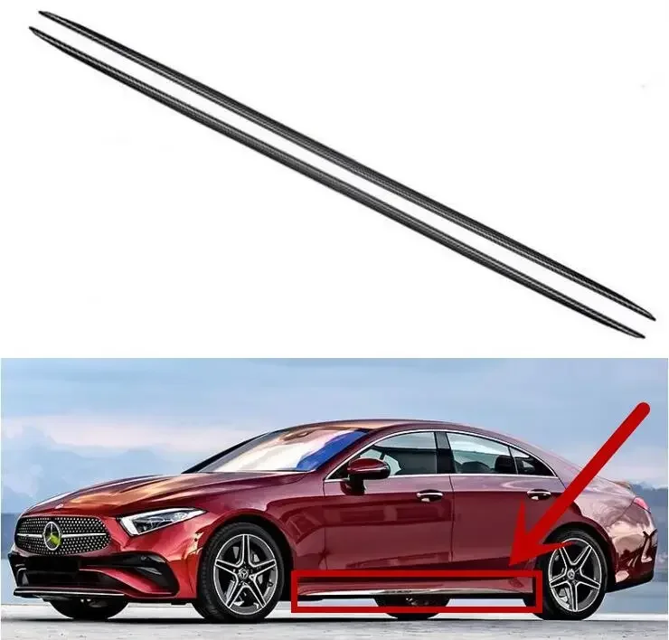 2ks bočné sukne tela sukne na pery pre Mercedes-Benz W257 CLS450 CLS300 CLS350 2018 2019 2020 2021 2022