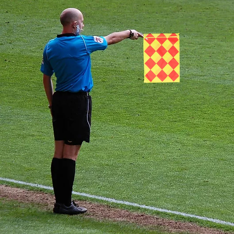 2ks futbalový rozhodca vlajky vysokej teploty odolnej voči hokeju