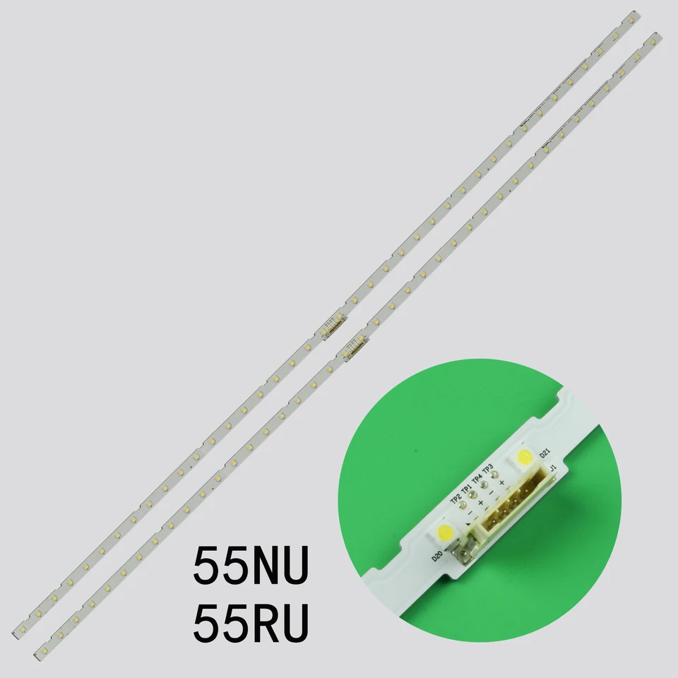 2ks LED bar pre Samsung UN55RU7300 UN55RU7300G UN55RU7300K UN55RU7300P UN55RU7300GXPE UN55RU7300F UN55RU7300FXZX UN55RU7300FXZA