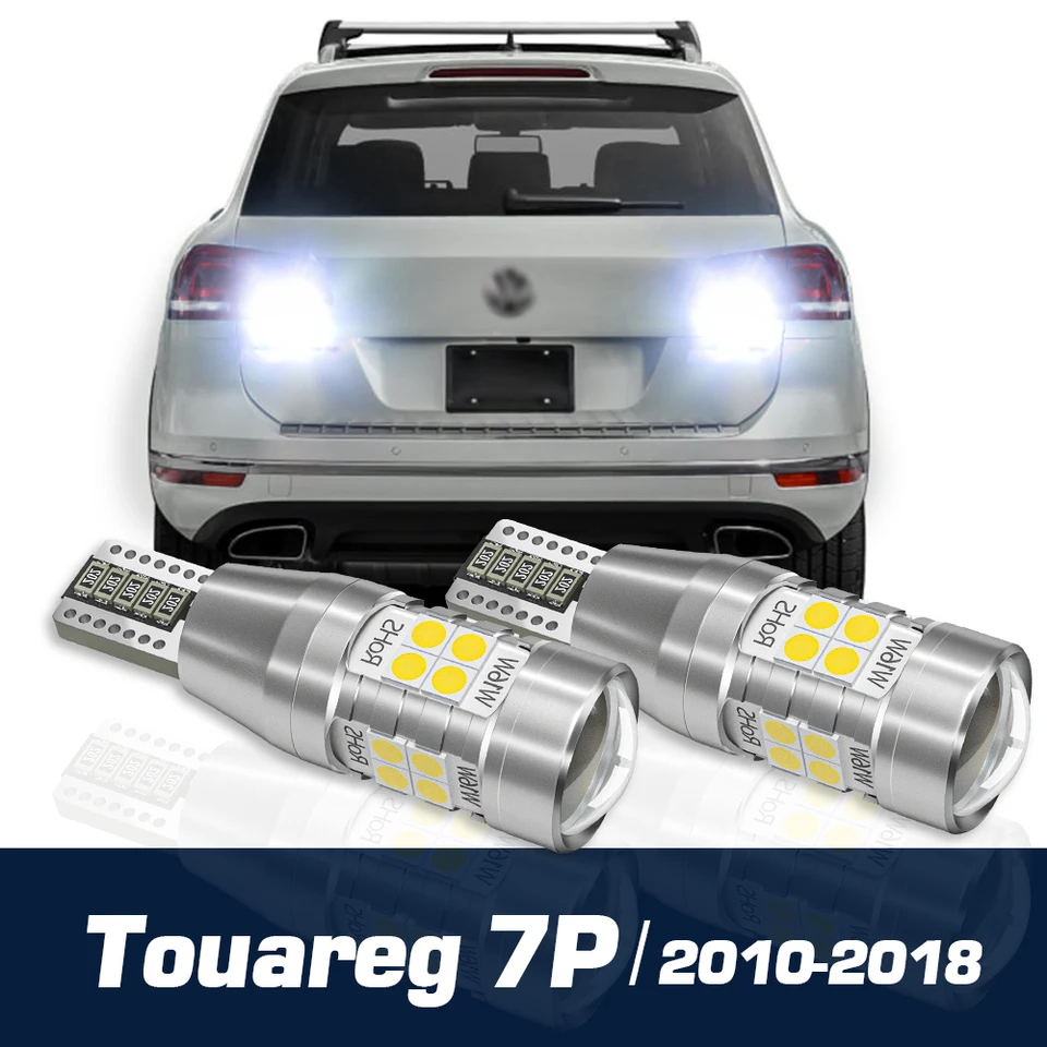 2ks LED LED reverzné svetlo záložné žiarovky Canbus Accessories for VW Volkswagen Touareg 7p 2010-2018 2012 2012 2013 2014 2015 2016 2016 2017
