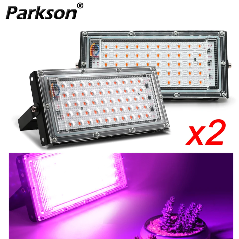 2KS/LOD LED GROW LIGHT Full Spectrum Phyto Lamp pre rastliny 50 W 220V LED LAMP LAMP PHYTOLAMP Rast Lighting
