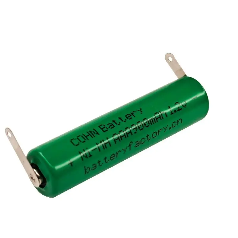 2ks/lot Ni-MH AAA 1,2V 900 mAh Nabíjateľná batéria