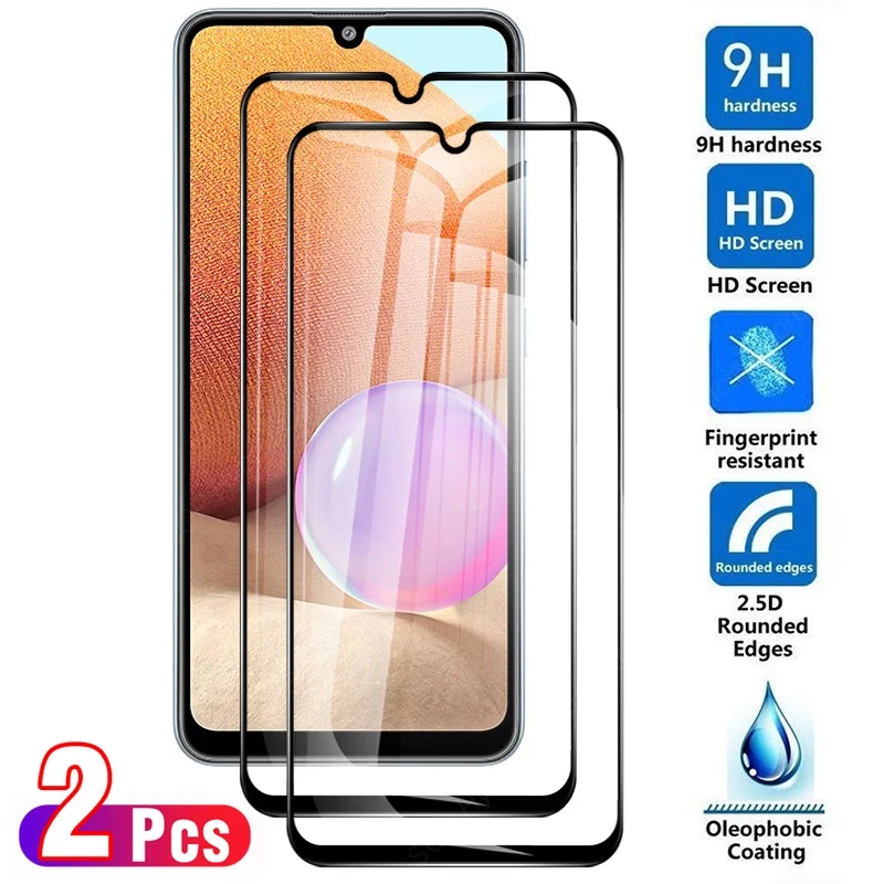 2ks ochranné temperované sklo pre Samsung Galaxy A32 5G Protector Screen Screen Samsun Samsug A 3 2 32 A3 Tempred Tempred Glas Glas